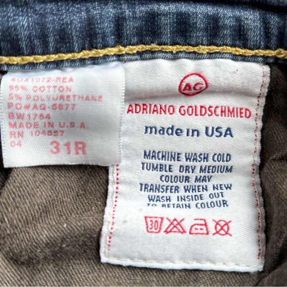 AG Adriano Goldschmied The Club
Jeans Women's 31R Blue Denim
Boot Cut USA Made - Picture 12 of 13